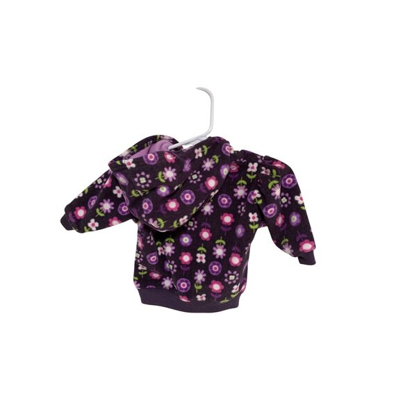 Just One You Carter's Girls Infant baby Size 3 Months Long Sleeve Fleece Hoodie - Picture 3 of 3